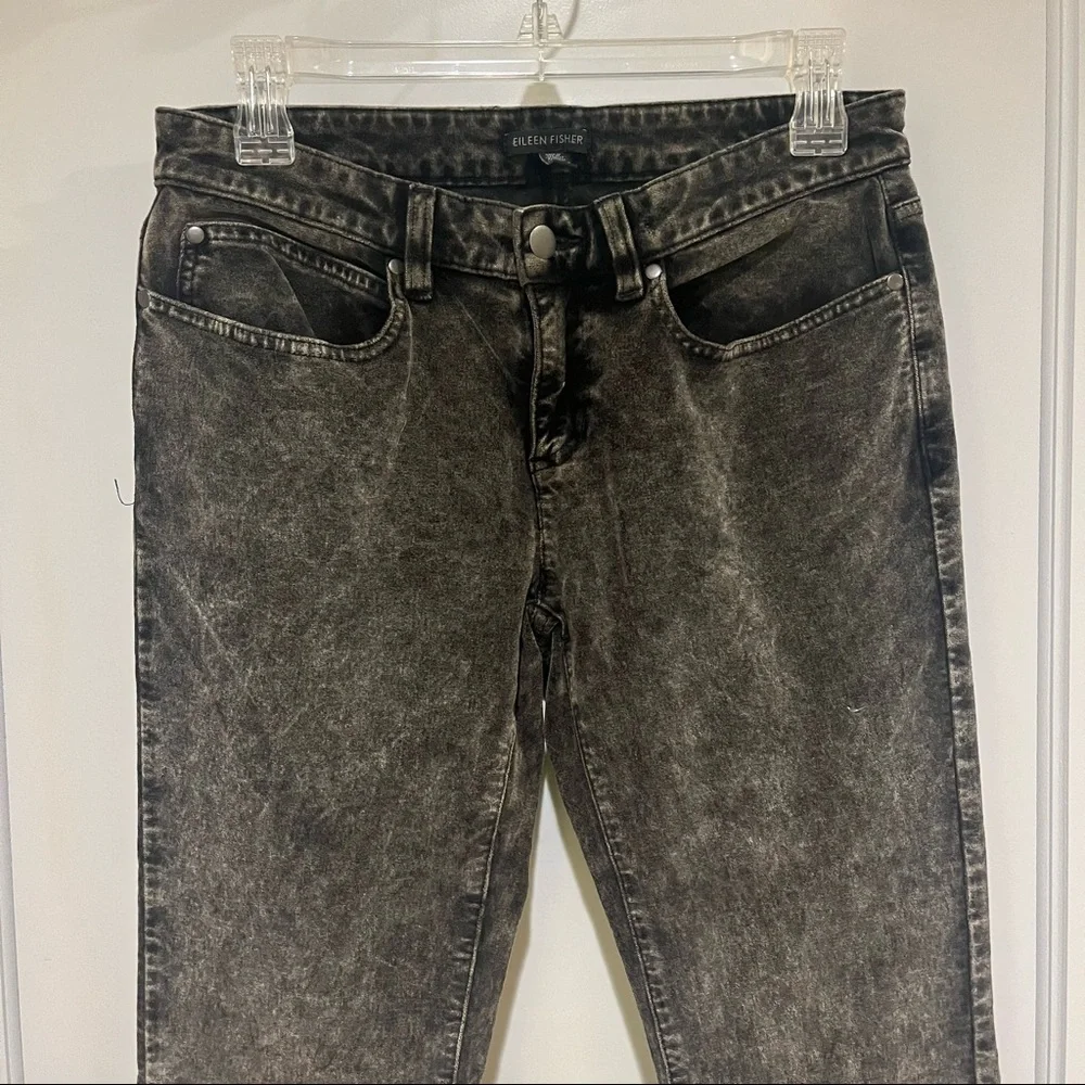 ⭐️ Eileen Fisher Velvet Acid Wash Jeans 4